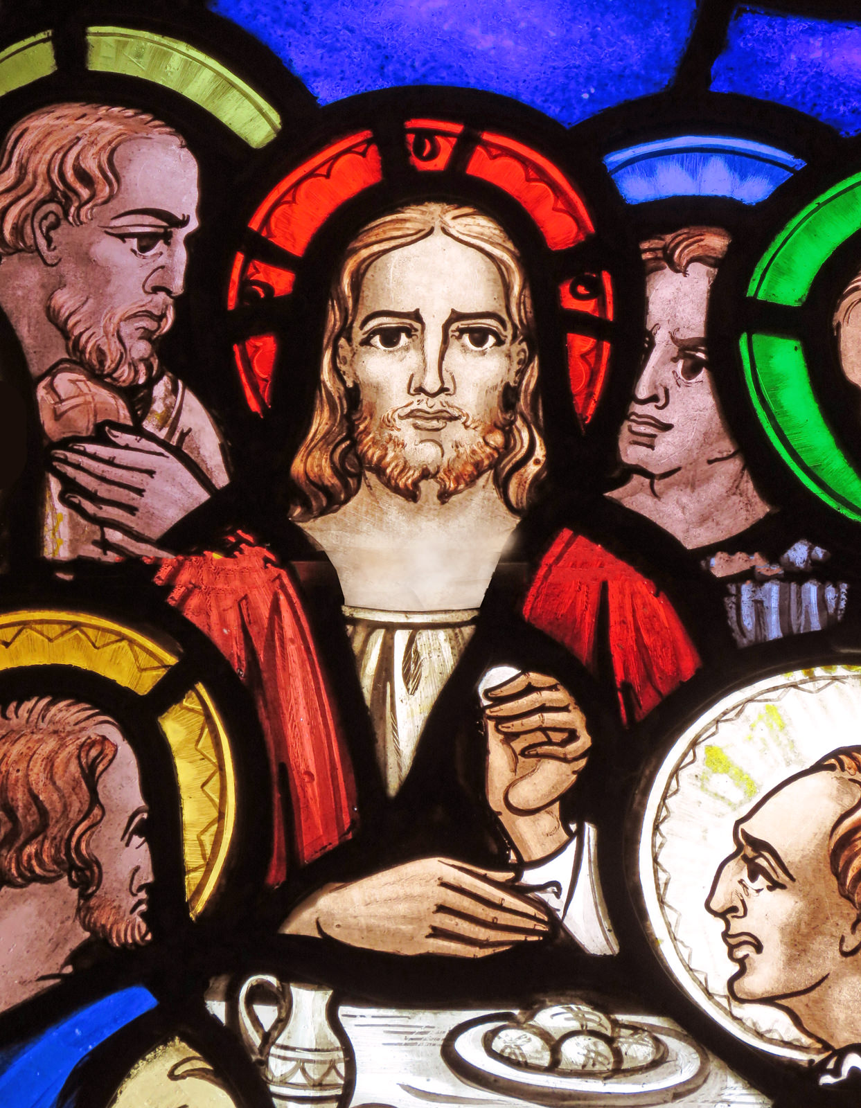 Stained Glass Window in the Adoration Chapel