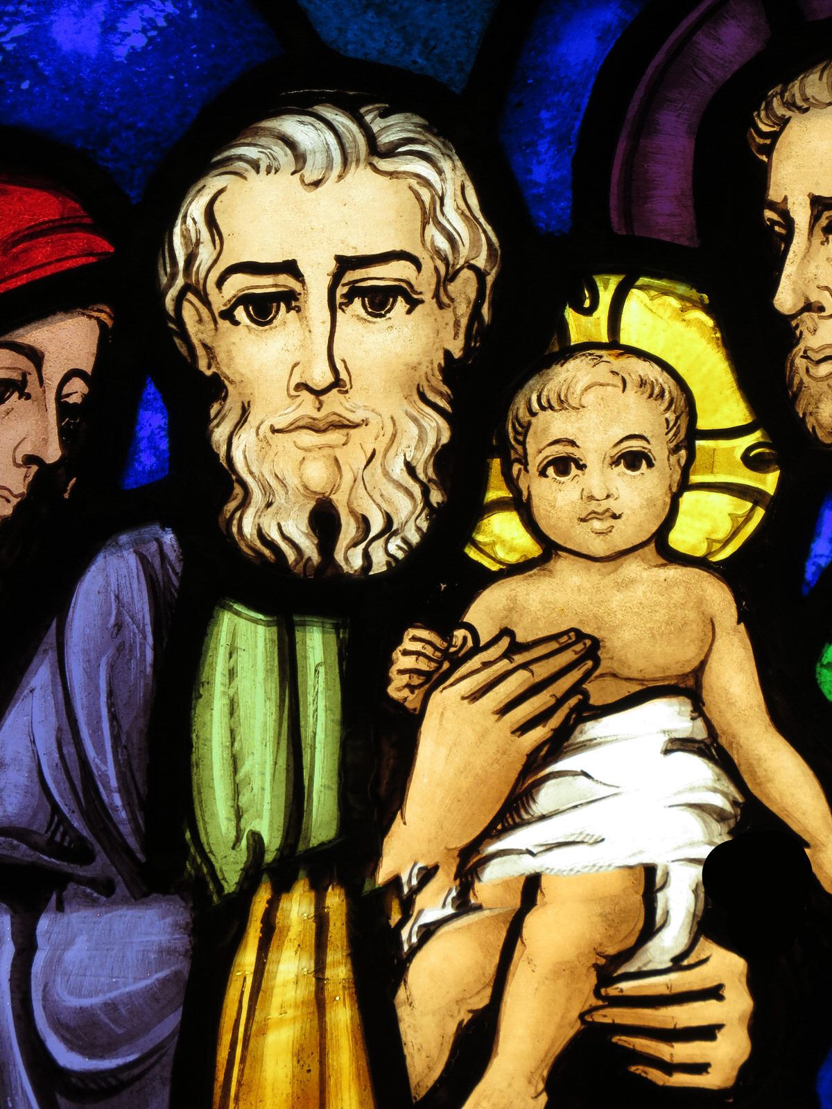 Stained Glass Window in the Adoration Chapel