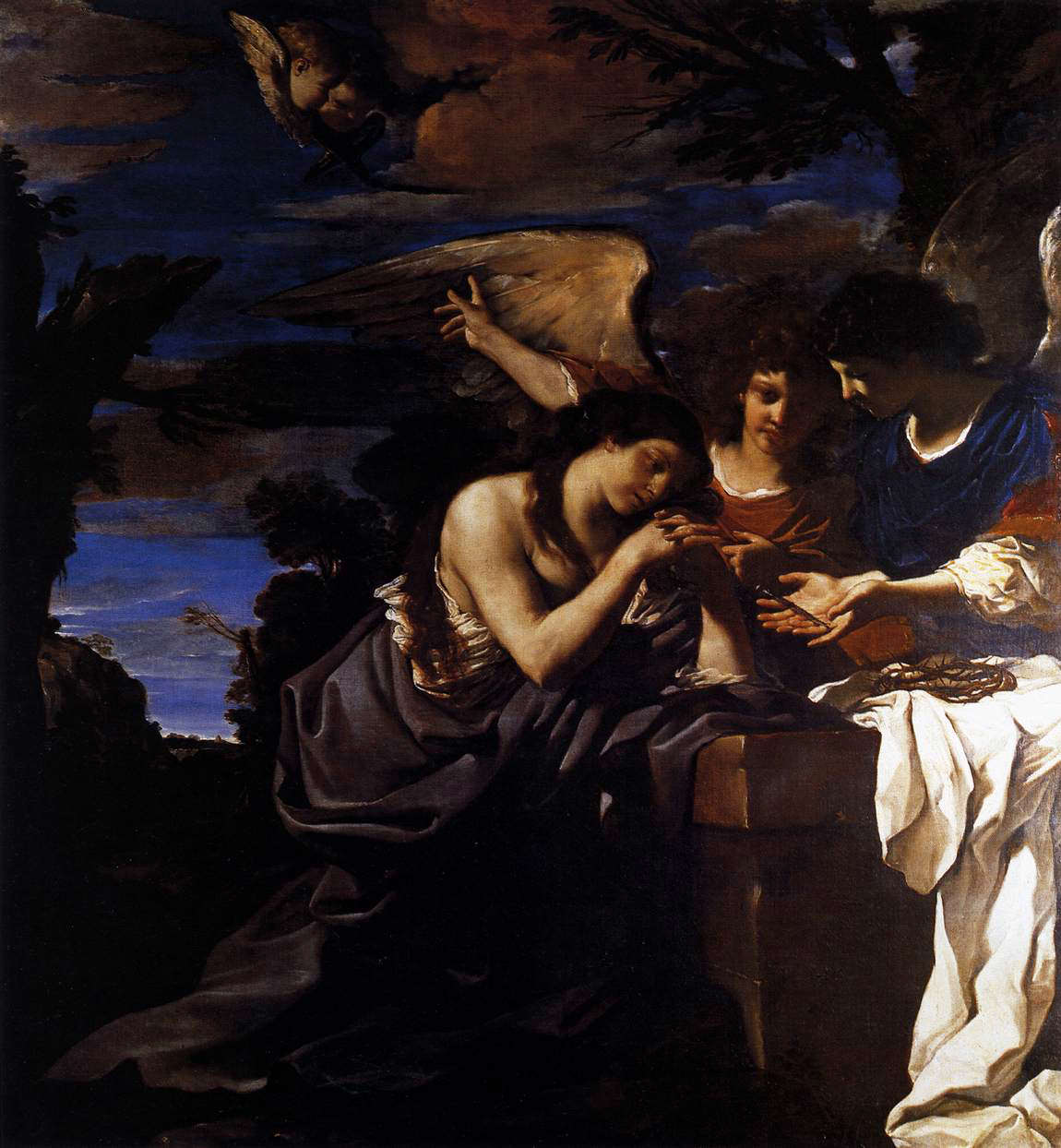 Mary Magdalen and Two Angels