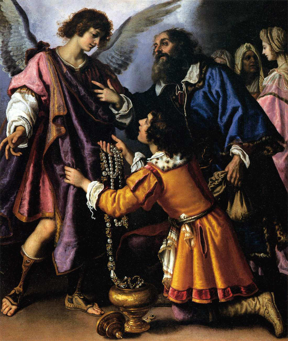 Archangel Raphael Refusing with Tobias