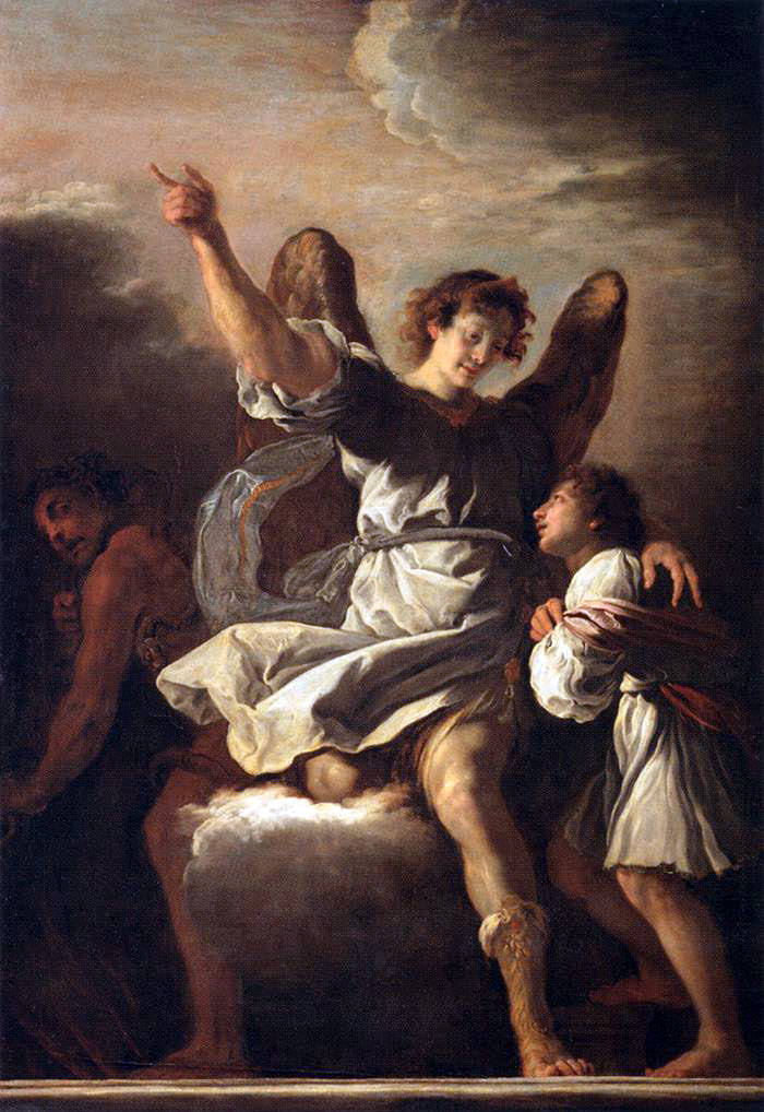 The Guardian Angel Protecting a Child