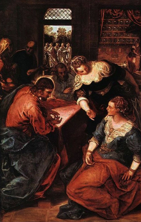 Christ with Martha and Mary